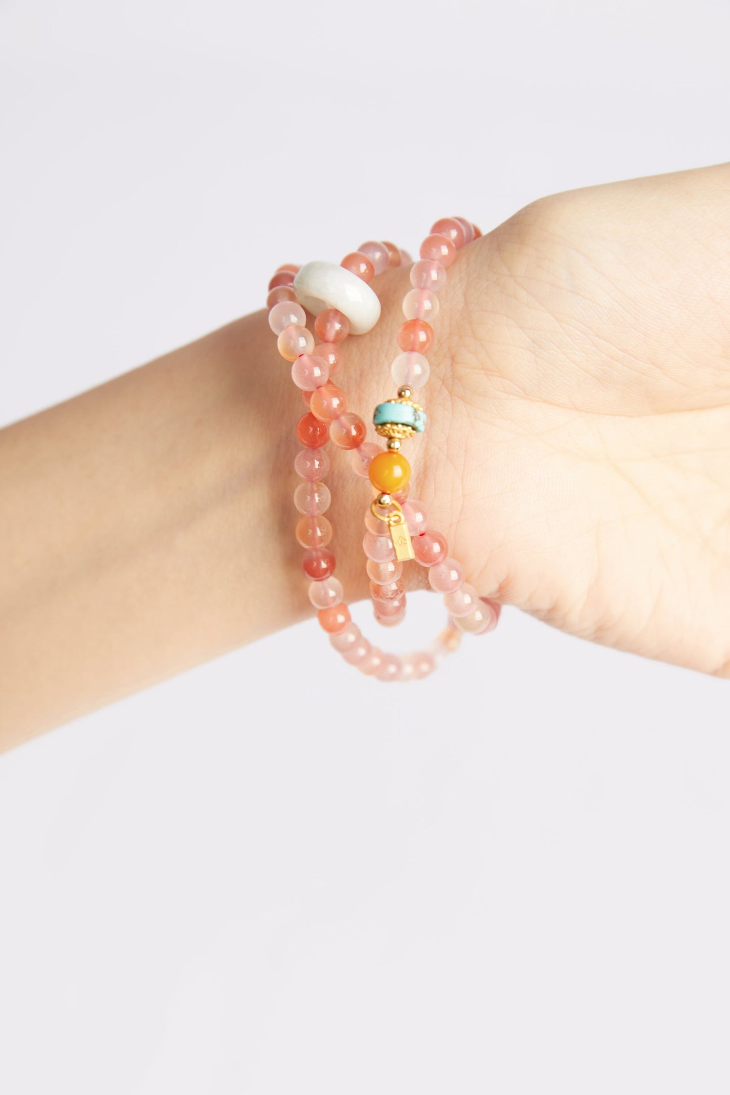 Jewelry/Lacquer bracelet (28.5cm X 1.0cm)/Red Lacquer ball/Cryolite