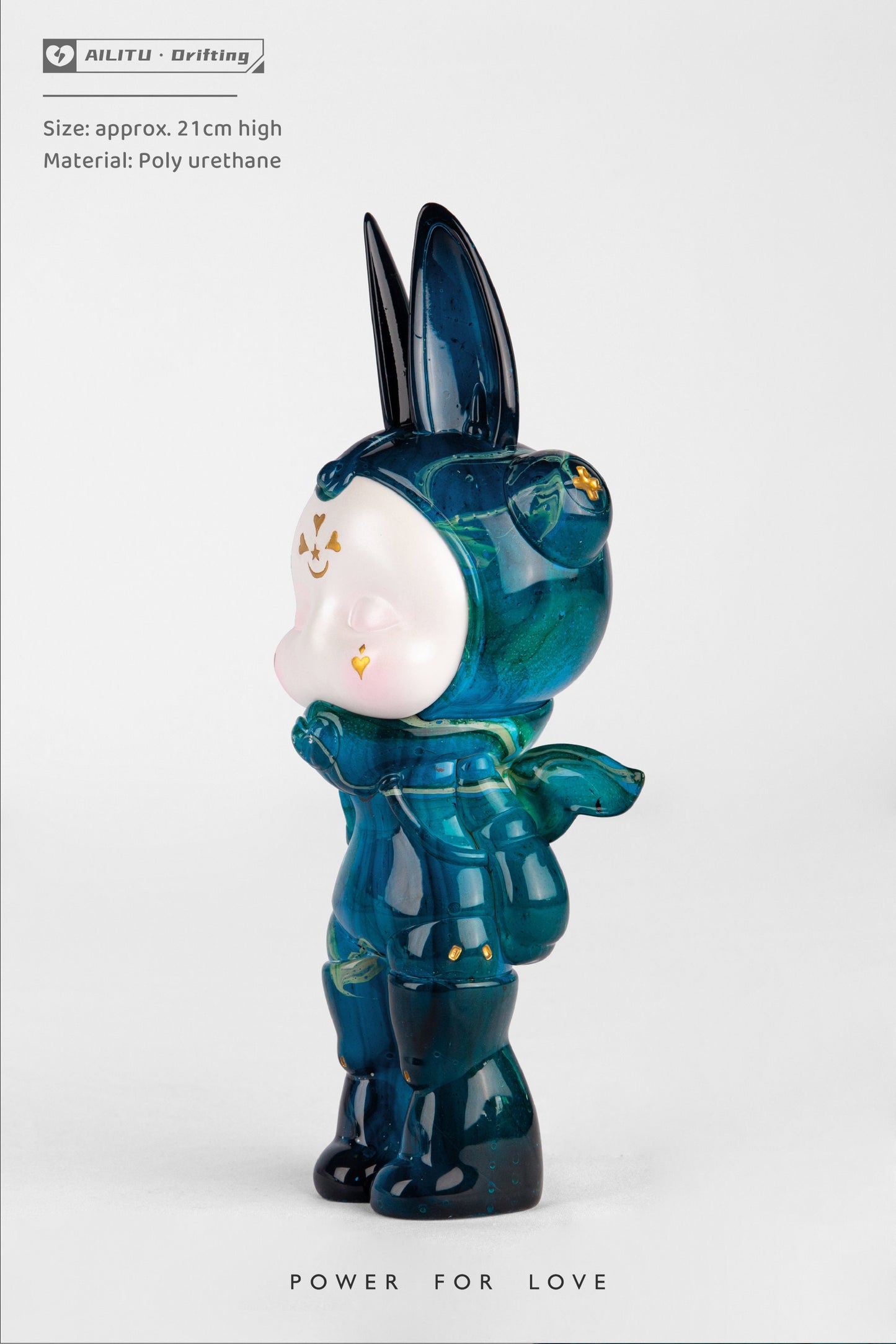 Art Designer Toy Figure/AILITU Galaxy - Azure/Material Polyurethane/8.27'' (21 cm) X 3.54'' (9 cm) X 2.76'' (7 cm)