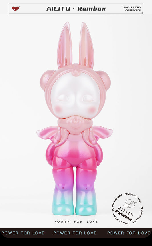Art Designer Toy Figure/Limited Edition/AILITU - Rainbow/Material Polyurethane/8.27'' (21 cm) X 3.54'' (9 cm) X 2.76'' (7 cm)