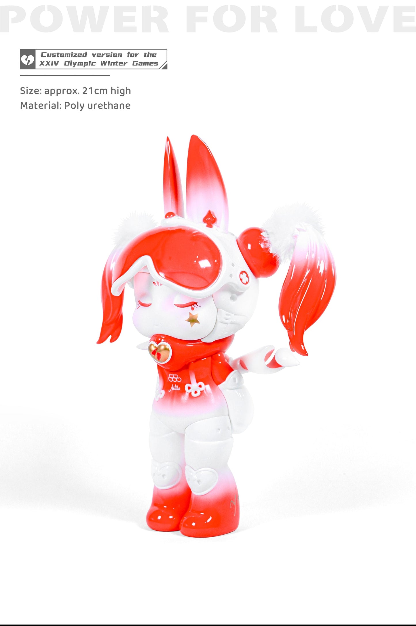 Art Designer Toy Figure/Limited Edition/AILITU - Princess Snow/Material Polyurethane/8.27'' (21 cm) X 3.54'' (9 cm) X 2.76'' (7 cm)